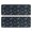 Black White Dinosaurs-1, variant on Kitchen Rugs Sets Of 2,BlackWhite Origami Dinosaurs Tribal Pattern Anti Fatigue Kitchen Mat Rugs Non Slip Washable,Decorative Kitchen Floor Mats for Kitchen,Sink,Laundry,17"x47"+17"x47"