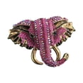 thumbnail image 2 of Broche de retro Yinane Ramillete de moda con diamantes de imitación brillantes Rosado, 2 of 8