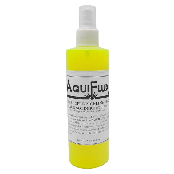 Aquiflux Self Pickling Flux for Precious Metals Gold Silver Jewelry and Hard Soldering