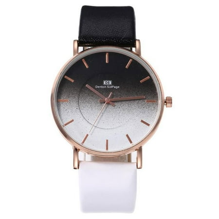 Holiday Savings Deals! Kukoosong Womens Watches Clearance Sale Prime Fashion Women Crystal Golden Leather Analog Quartz Wrist Watch Ladies Watches D