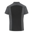 thumbnail image 2 of Women`s Airflow Raglan Chef Coat, 2XL, Charcoal Heather/ Charcoal/ Black Mesh, 2 of 2