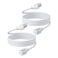 thumbnail image 1 of Cable de extensión DEWENWILS, 6 pies, 16 AWG, SJTW, resistente a la intemperie, paquete de 2, 1 of 7