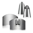 thumbnail image 6 of Sunjoy Tech Stainless Steel Finger Guard Set for Cutting Food Finger Guards Adjustable Design for Left Right Hand Ergonomic Finger Protectors Kitchen Essential Tool for Safe Slicing Dicing, 6 of 7