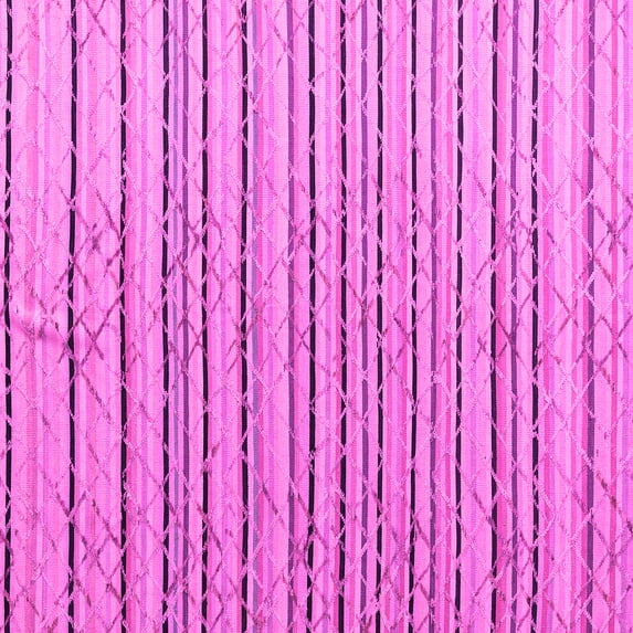 Ahgly Company Indoor Square Abstract Pink Modern Area Rugs, 4' Square