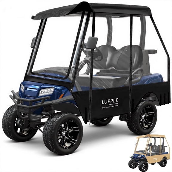 LUPPLE 2 Passenger Golf Cart Enclosure 59" Rain Cover for EZGO TXT RXV 2 Seat