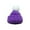 Purple, variant on Mini Knitted Beret Hat for DIY Craft Projects and Doll Toy Accessories 20PCS Red,One Size