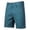 #Blue, variant on DPTALR Men's Solid Color Elastic Waist Straight Leg Casual Shorts,Green,30
