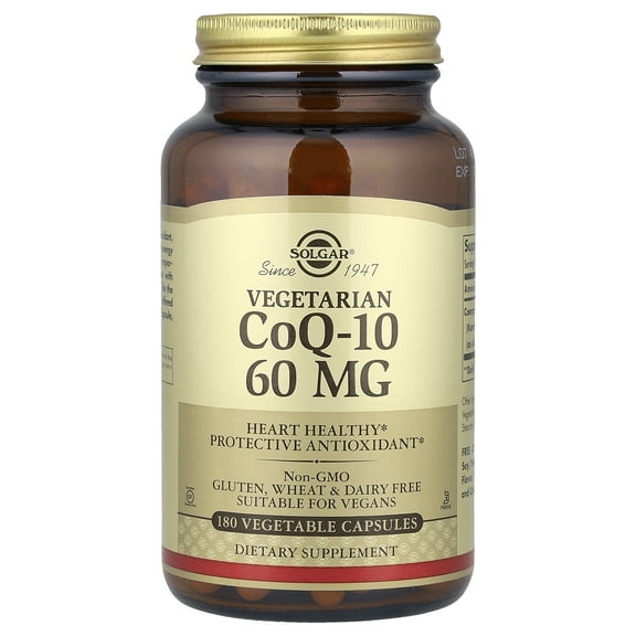 Solgar Vegetarian CoQ-10 60 mg Vegetable Capsules 1 ea