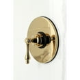 thumbnail image 3 of Kingston Brass KB6332AL Revival Single-Handle Pressure Balanced Tub and Shower Faucet, Polished Brass, 3 of 7