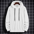 thumbnail image 2 of uvwlwu Hoodies for Men 2025 Spring And Autumn Winter New And Fashion Loose Sports Hooded Hoodie(Size:3XL), 2 of 7