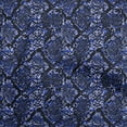thumbnail image 1 of oneOone Velvet Medium Blue Fabric Animal Skin Diy Clothing Quilting Fabric Print Fabric By Yard 58 Inch Wide, 1 of 4