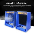 thumbnail image 3 of Graflsoa FA-400 Welding Fume Extractor with Adjustable Suction, 110V Desktop Smoke Absorber for Soldering, Blue Plastic Construction, 19W Power, 1.6m Cable, EU/US Plug Options, 3 of 6