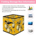 thumbnail image 3 of RATGDN Collapsible Fabric Cube Storage Bin with Double Handles for Living Room Bedroom Office Black - Lemon Juice Fruit, 3 of 7