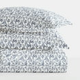 thumbnail image 4 of Duvet Covert Set - Ultra Soft - Navy Bohemian Burst of Vines for King Size Bedding by Comfort Canopy, 4 of 15