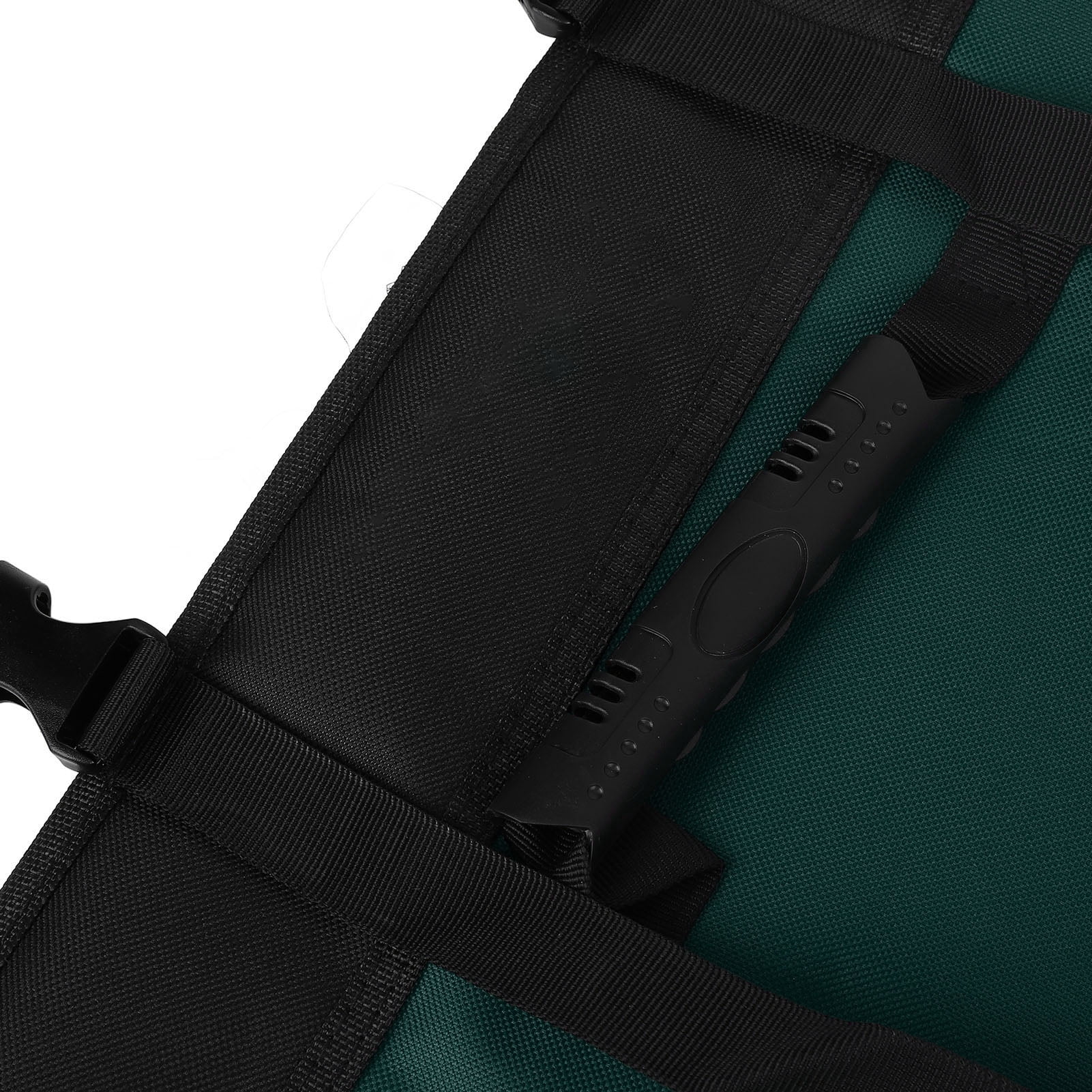 Riousery Electrician Tool Roll Organizer Portable Canvas Wrench Storage Pouch Bag Large Capacity Heavy Duty for Hardware Hand Tools Green 18.11 inches / 46 cm