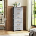 thumbnail image 3 of Crestlive Products 6 Drawers Dresser Vertical Modern Storage Tower Chest, Light Gray, 3 of 10