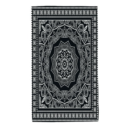 

Hand Towel Classical Art Geometric Floral for Bathroom Kitchen Absorbent Soft Home Face Bath Towels 27.5 X 16 Inches