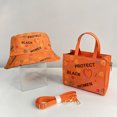thumbnail image 1 of Bolsa Bolso de compras simple unisex con correa ajustable Graffiti Bolso de ocio con conjunto de sombrero, 1 of 5