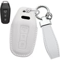 thumbnail image 1 of Key Fob Cover Compatible with Fit for Audi A4 A3 Q3 Q5 Q7 TT TTS RS3 S4 S3 A1 S6 RS4 RS6 Q2L ABS Smart Remote Key Case Keychain Case Holder Protector, 1 of 7