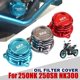 thumbnail image 2 of Accesorios de motocicleta cubierta de filtro de combustible cubierta de filtro de aceite azul, 2 of 5