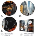 thumbnail image 3 of Designart "Cityscape composition VI" Abstract Collages Metal Wall Art, 3 of 5