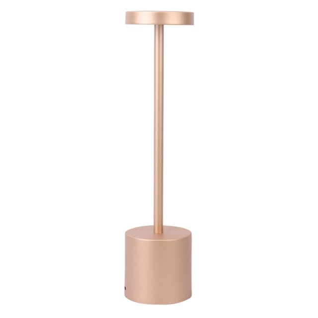 Lámpara de mesa LED USB regulable Eye Protect Luz nocturna junto a la cama (oro rosa) Tmvgtek Para estrenar