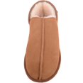 thumbnail image 2 of SNUGRUGS Mens Genuine Full Sheepskin Slip On Bootie Slippers - Chestnut - US 13, 2 of 7
