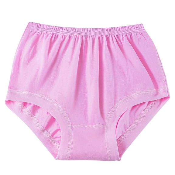 Annhoo Womens Comfortable Briefs Cotton High Elastic Waist Soft Underwear Breathable Sleeping Daily Panties Underpants