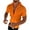Orange, variant on Odeerbi Men's Summer 2025 Casual Shirt Fashion Short Sleeve Hooded Tops Slim Shirt Orange