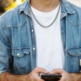 thumbnail image 2 of Men's 22" Cuban Chain Necklace in Yellow Stainless Steel - 8mm, 2 of 4