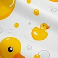 thumbnail image 3 of Erosebridal Cute Yellow Duck Shower Curtain Set,Kawaii Rubber Duck Bathroom&nbsp;Curtain for Kids Girls Boys,Cartoon Animal Bathroom Set,&nbsp;Curtain 72"Wx72"L, 3 of 6