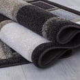 thumbnail image 3 of Allstar Brown Modern Geometric Brown square design Area Rug (7' 9" x 10' 5"), 3 of 7