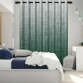 thumbnail image 4 of Nanqianyi Gradient Green Blackout Curtains With Grommet Drapes,2 Panels,42x96 inch,Room Darkening Thermal Insulated Window Curtains, 4 of 8