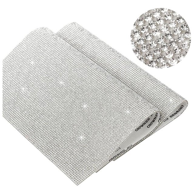 Pegatina De Decoración Diy, Cinta Autoadhesiva De Diamantes De Imitación, Pegatina De Decoración De Coche Brillante Para Secador De Pelo, Teléfono Móvil 2 Uds., Speravity HA041985-02