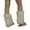 C25, variant on Women Vintage Plush Boot Cover Cuffs Harajuku Fashion Colorful Leg Warmer