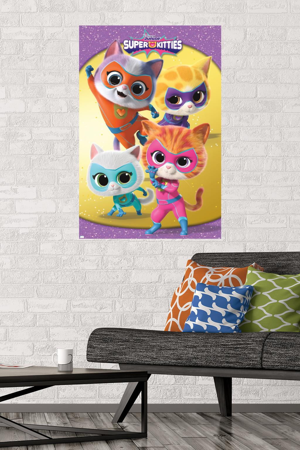 Disney Junior Super Kitties - Group Wall Poster, 22.375" x 34"