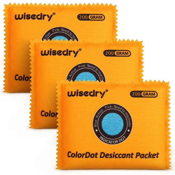 Paquetes desecantes Wisedry de 600 g [3 paquetes] recargables