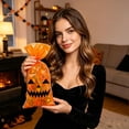 thumbnail image 3 of 50 Pcs Halloween Candy Bags 11 X 5 Inch Orange Plastic Treat Bags Jack O Lantern Print Halloween Trick Or Treat Bags for Halloween Party Favors Goody Bag Supplies, 3 of 6