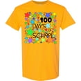 thumbnail image 3 of Inktastic 100 Days of School Colorful Stars T-Shirt, 3 of 5