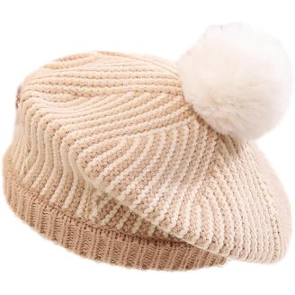 LinYooLi Women Girls Beaded Pearl Rhinestone Wool French  display picture 1
