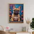 thumbnail image 6 of Diamond Art Kits for Adults - Floral Bulldog Artful Portrait 5d Diamond Painting for Adults, Diamond Art for Adults Beginners, Frameless Diamond Painting Kits for Adults for Home Wall Decor, 6 of 7