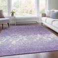 thumbnail image 5 of Dalyn Rugs Machine Washable Indoor/Outdoor Chantille Purple 5' x 7'6" Rug, 5 of 9