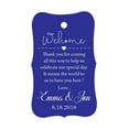thumbnail image 1 of 100 PCS Wedding Welcome Personalized Wedding Favor Gift Paper Tags Custom Made Thank you Hang Tags, 1 of 1