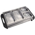 thumbnail image 6 of MegaChef 4 Section Buffet Server & Food Warmer Silver (936103785M), 6 of 8