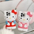 thumbnail image 4 of Miniso Cute Hello Kitty Mobile Phone Case With Apple Wavy Edge Is Suitable For Apple Digital  Pro And Max Series Iphone 14 15pro ZR, 4 of 7