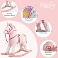 thumbnail image 4 of Happy Trails Rocking Horse - Plush Unicorn Animal Rocker for Ages 3 and Up, 4 of 5