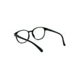 thumbnail image 4 of Round Thin Keyhole Horn Rim Plastic Reading Glasses Black +3.5, 4 of 4