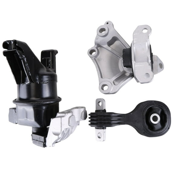 Guwzn Engine Motor Mount Set 3Pcs Compatible with 2012 2013 Civic 1.8L Coupe A65048 A65021 A65087 50820TR0A81 50890TR0A81 50850TR6A81