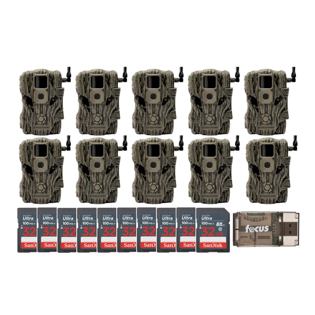Cámara Trail Stealth Cam Fusion X AT&T de 26 MP con tarjeta SD de 32 GB
