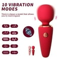 thumbnail image 5 of Birdsexy Mini Vibrator Sex Toys for Women,Female G-Spot Clitoris Stimulator AV Stick Masturbator,Silicone Vibrators Personal Massager,10 Frequency Vibration (Red), 5 of 11